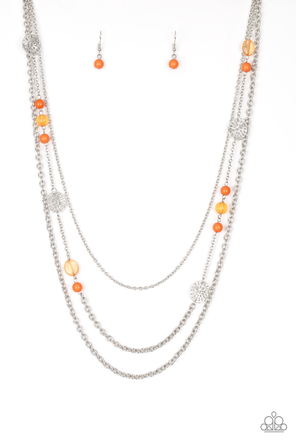 Pretty Pop-tastic! - Orange Paparazzi🎀 Necklace