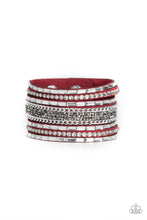 Load image into Gallery viewer, Rhinestone Rumble - Dark Red
