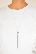 Load image into Gallery viewer, Socialite of the Season - Purple Paparazzi🎀 Necklace
