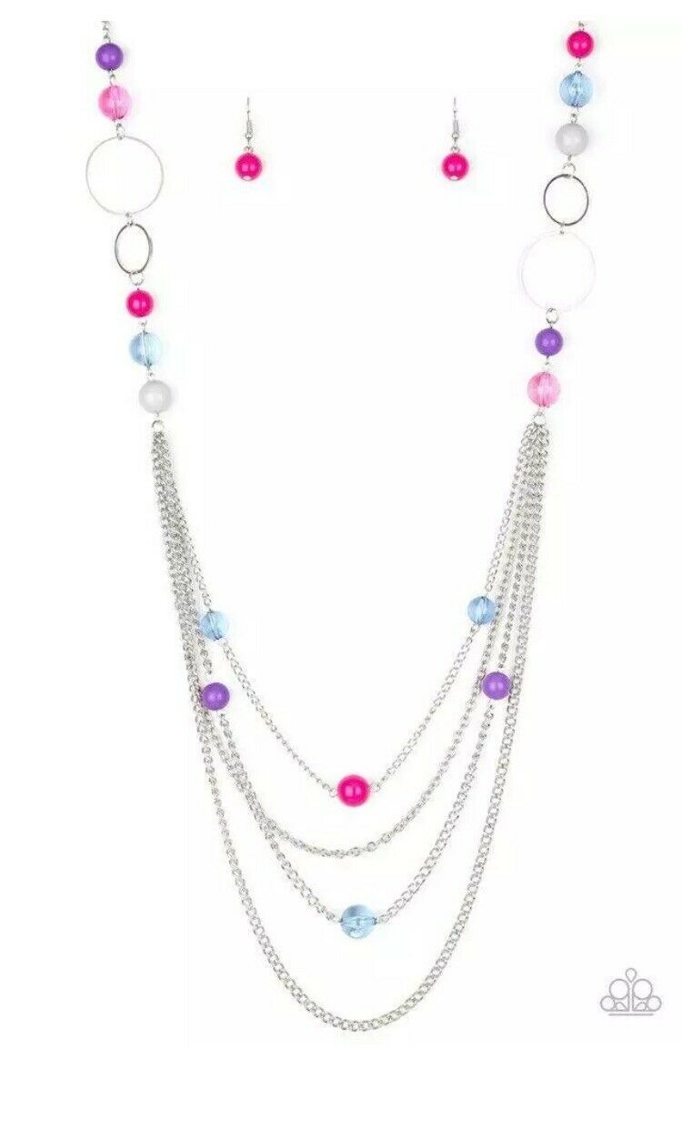 Bubbly Bright Multi Necklace