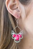 Load image into Gallery viewer, Caribbean Royalty - Pink Earrings
