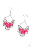 Caribbean Royalty - Pink Earrings