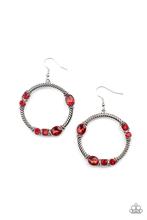 Load image into Gallery viewer, Glamorous Garland - Red Earrings
