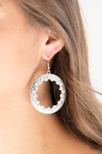 Load image into Gallery viewer, Gala Glitter - White Earrings
