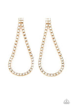 Load image into Gallery viewer, Diamond Drops - Gold Post Earrings
